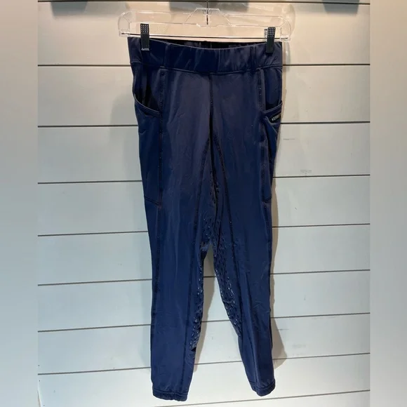 Navy Blue Kerrets Riding Tights/leggings - Picture 3 of 6